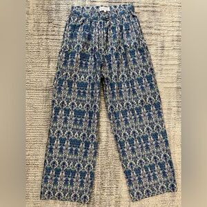 Kristinit Size Small Keaton Paisley Print Pants